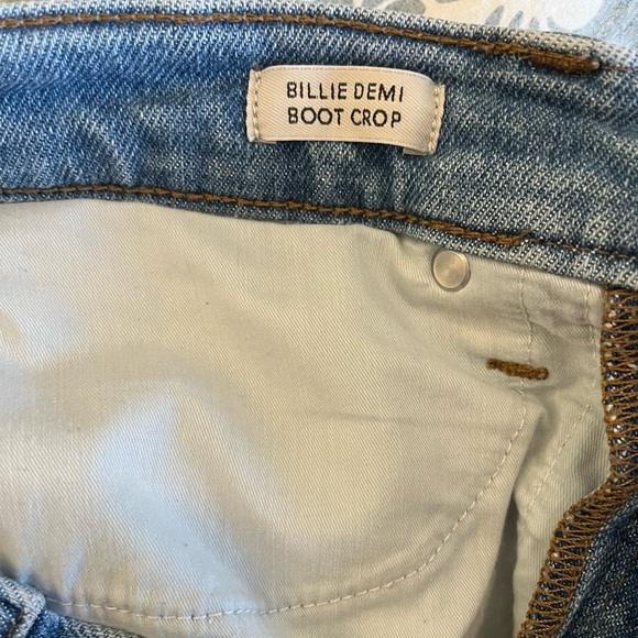 J. Crew Billie Denim Boot Crop Jeans Size 29 Style AJ520 - Picture 7 of 10